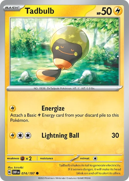 074/197 from Obsidian Flames Common Pokemon Card