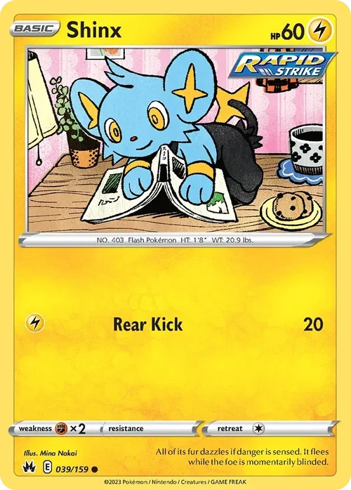 039/159 from Crown Zenith Common Pokemon Card