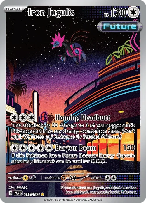 216/182 from Paradox Rift Illustration Rare Pokemon Card