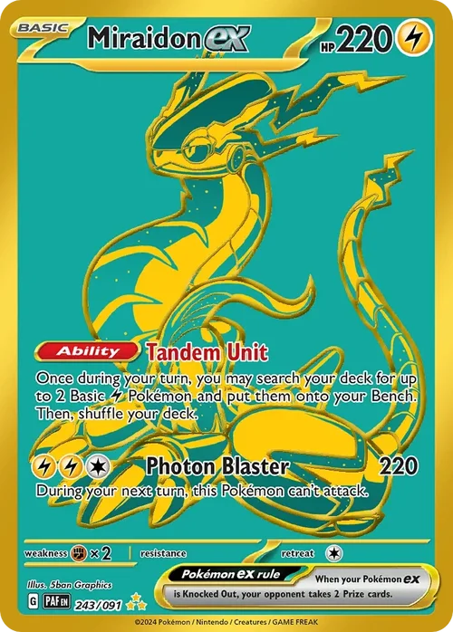 243/091 from Paldean Fates Hyper Rare Pokemon Card