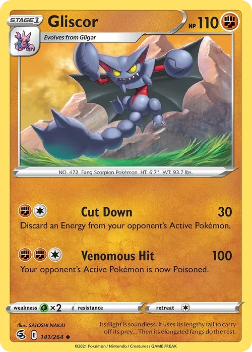 141/264 from Fusion Strike Uncommon Pokemon Card