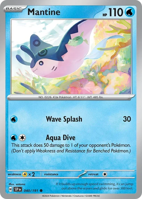 040/191 from Surging Sparks Card List Common Pokemon Card