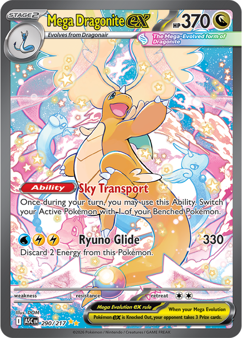Mega Dragonite SIR from Ascended Heroes