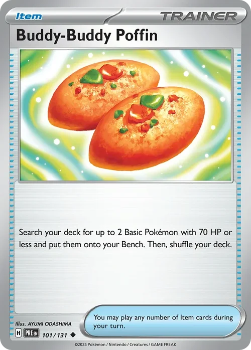 Buddy Pokemon card from Prismatic Evolutions set