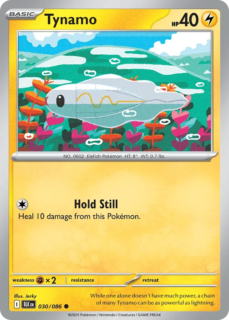 Tynamo 30 Pokémon card - Common