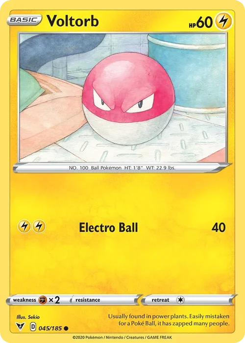 045/185 from Vivid Voltage Common Pokemon Card