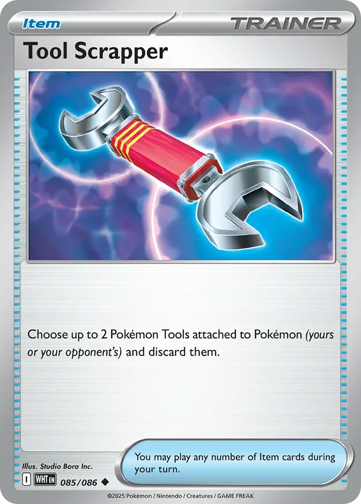 Tool Scrapper 85 Pokemon card from White Flare set