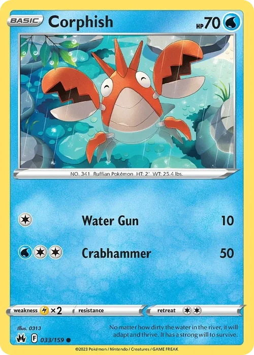 033/159 from Crown Zenith Common Pokemon Card