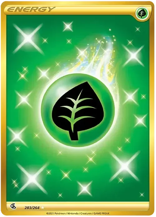 Grass-Energy 283 Pokemon card from Fusion Strike set