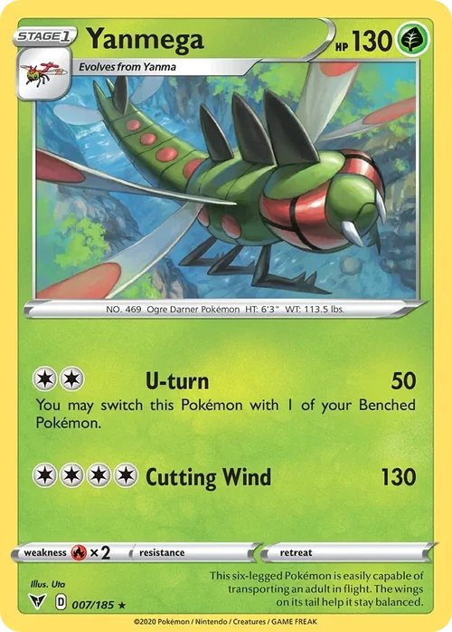 007/185 from Vivid Voltage Rare Pokemon Card