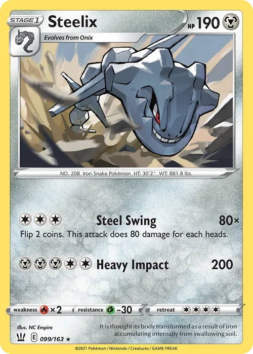 099/163 from Battle Styles Holo Rare Pokemon Card