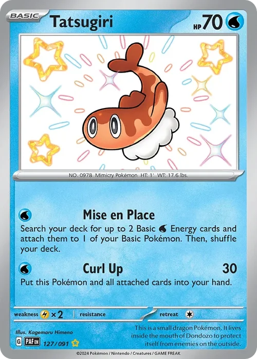 127/091 from Paldean Fates Shiny Rare Pokemon Card