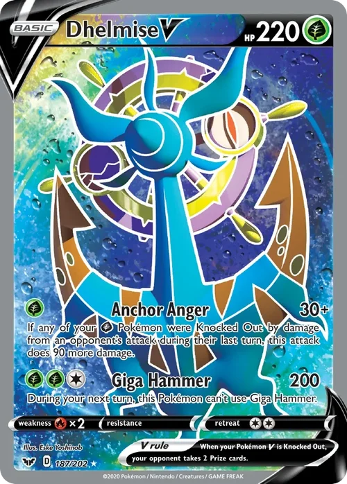187/202 from Sword & Shield Full Art Pokemon Card