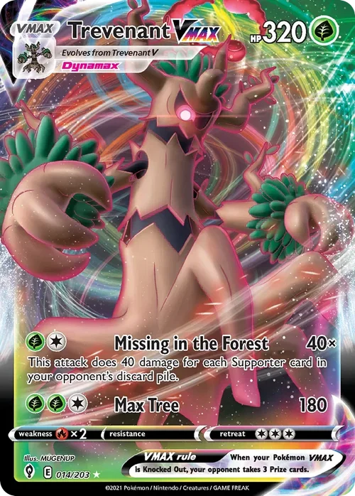 014/203 from Evolving Skies Ultra Rare Pokemon Card