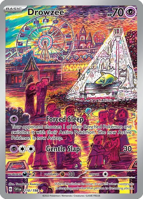 210/198 from Scarlet & Violet Illustration Rare Pokemon Card