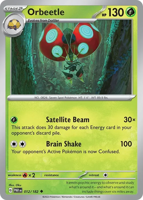 012/182 from Paradox Rift Uncommon Pokemon Card