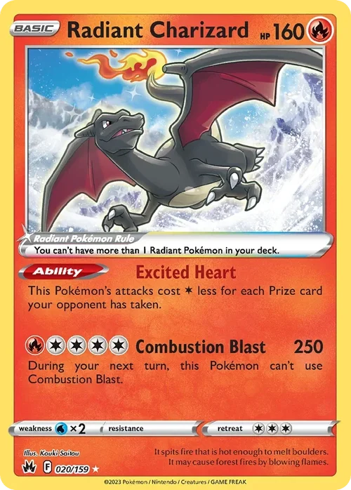 020/159 from Crown Zenith Radiant Rare Pokemon Card