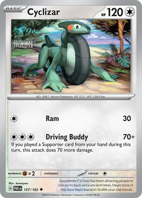 157/182 from Paradox Rift Uncommon Pokemon Card