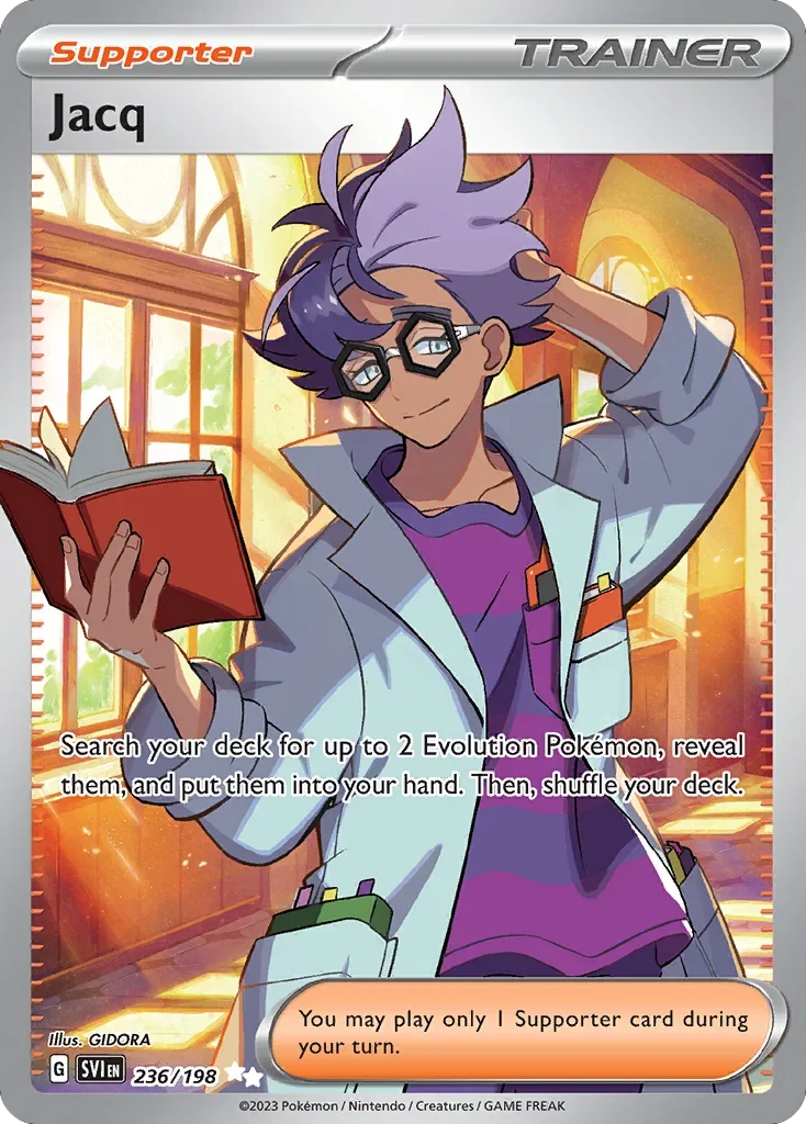 Jacq 236 Pokemon card from Scarlet & Violet set