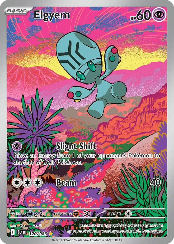 Elgyem 120 Pokémon card - Illustration Rare