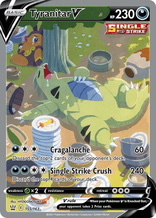 155/163 from Battle Styles Alternate Art Pokemon Card
