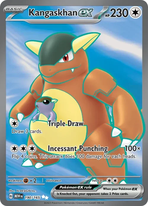 190/165 from 151 Ultra Rare Pokemon Card