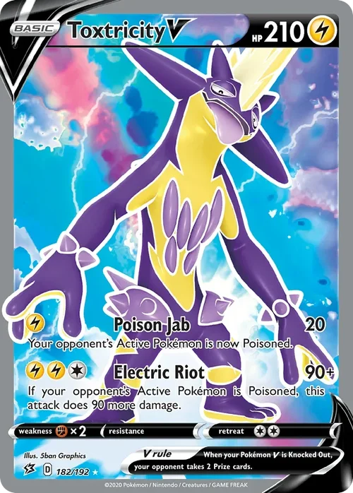 182/192 from Rebel Clash Full Art Pokemon Card