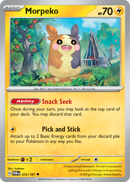 072/167 from Twilight Masquerade Uncommon Pokemon Card