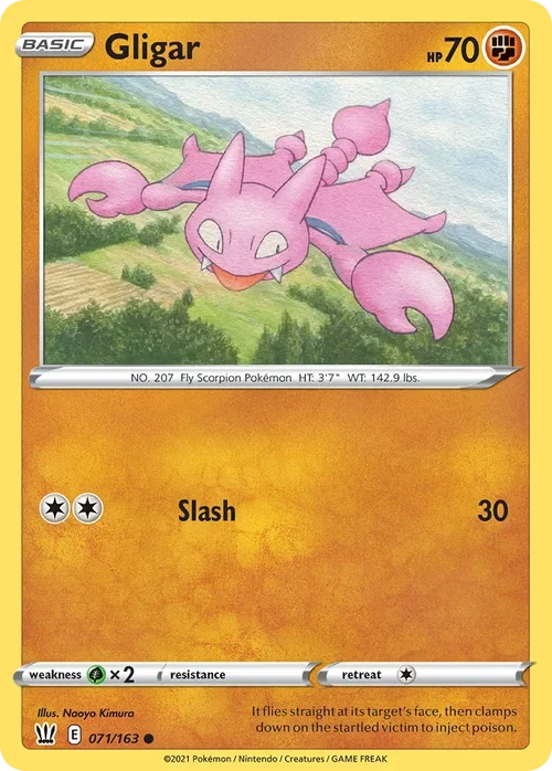 071/163 from Battle Styles Common Pokemon Card