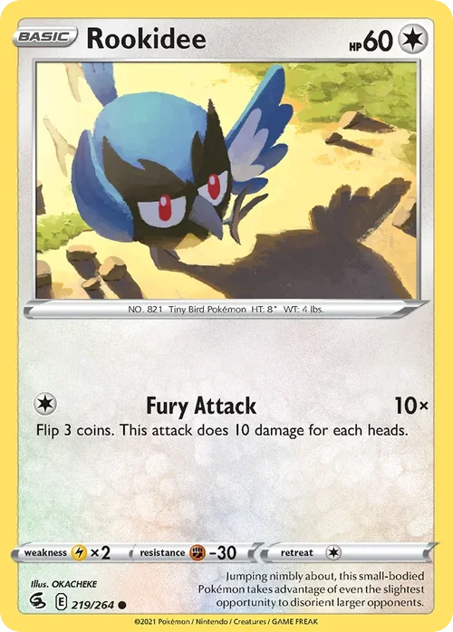 219/264 from Fusion Strike Common Pokemon Card