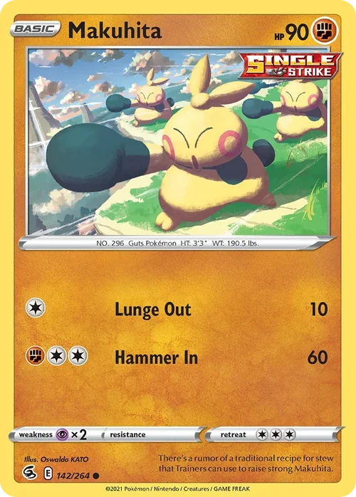 142/264 from Fusion Strike Common Pokemon Card