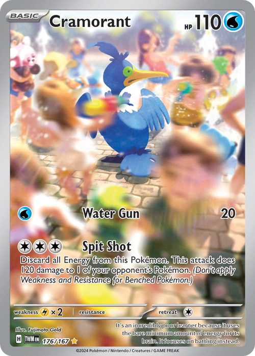 176/167 from Twilight Masquerade Illustration Rare Pokemon Card