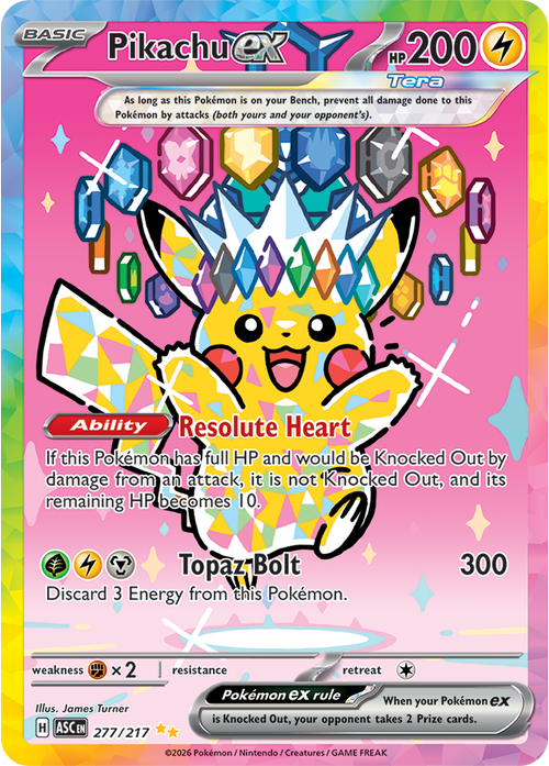  Pink Pikachu SIR from Ascended Heroes