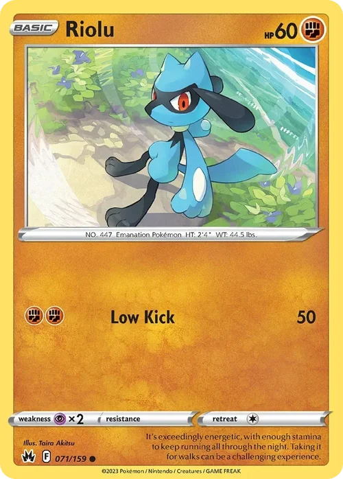 071/159 from Crown Zenith Common Pokemon Card