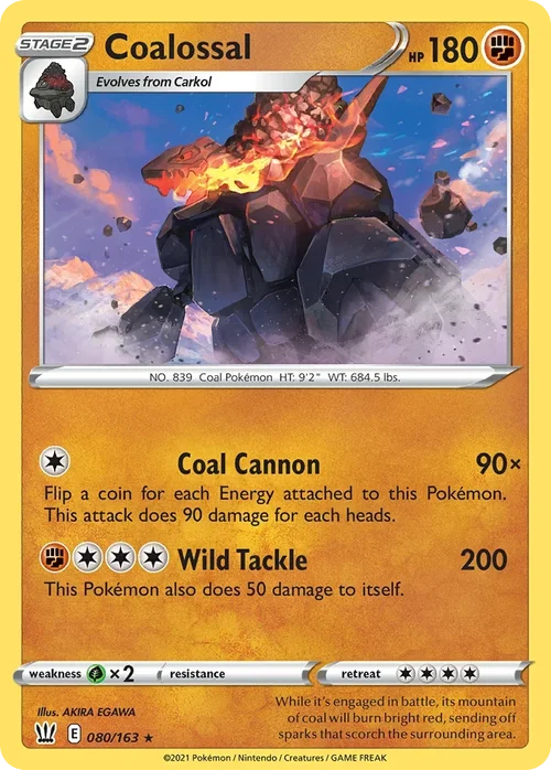 080/163 from Battle Styles Holo Rare Pokemon Card