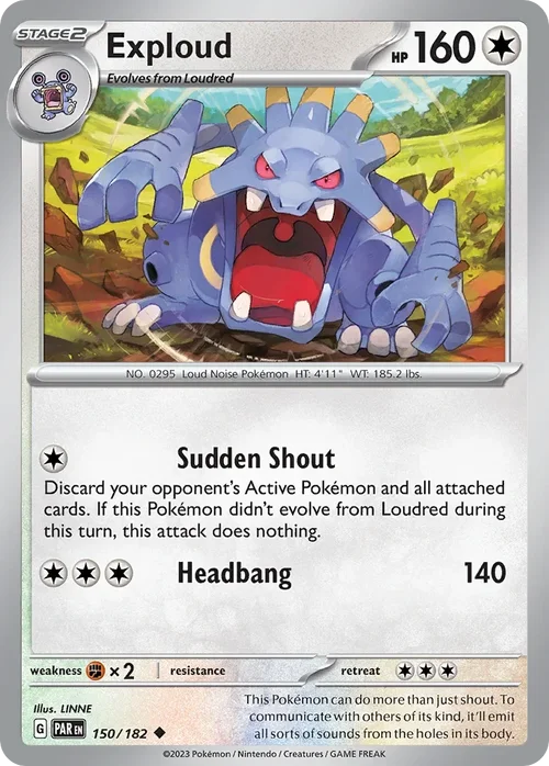 150/182 from Paradox Rift Uncommon Pokemon Card