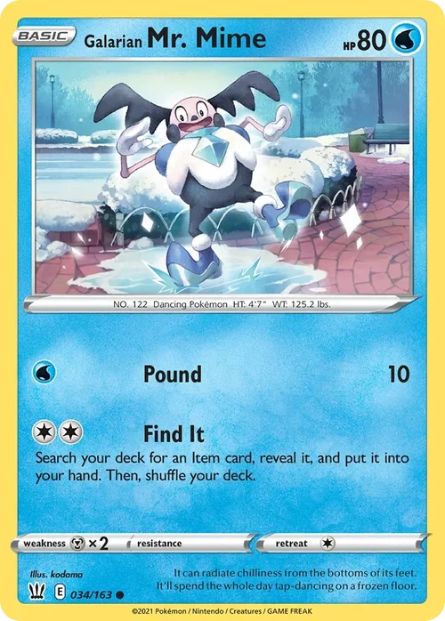 034/163 from Battle Styles Common Pokemon Card