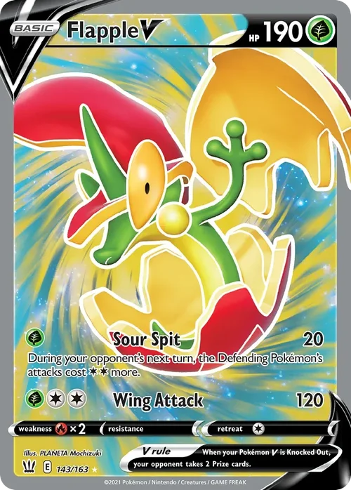 143/163 from Battle Styles Full Art Pokemon Card