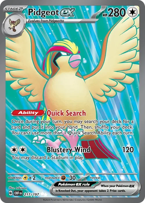217/197 from Obsidian Flames Ultra Rare Pokemon Card
