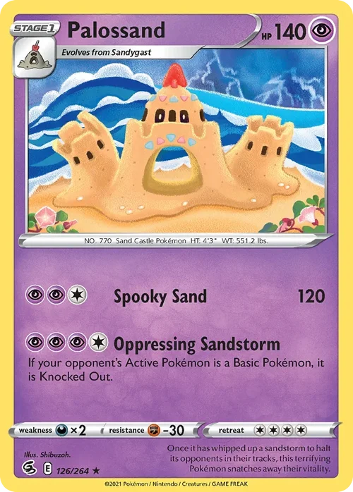 126/264 from Fusion Strike Rare Pokemon Card
