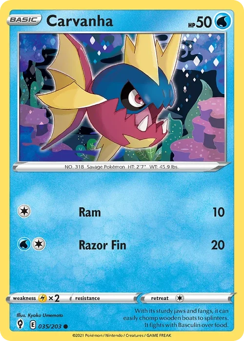 035/203 from Evolving Skies Common Pokemon Card