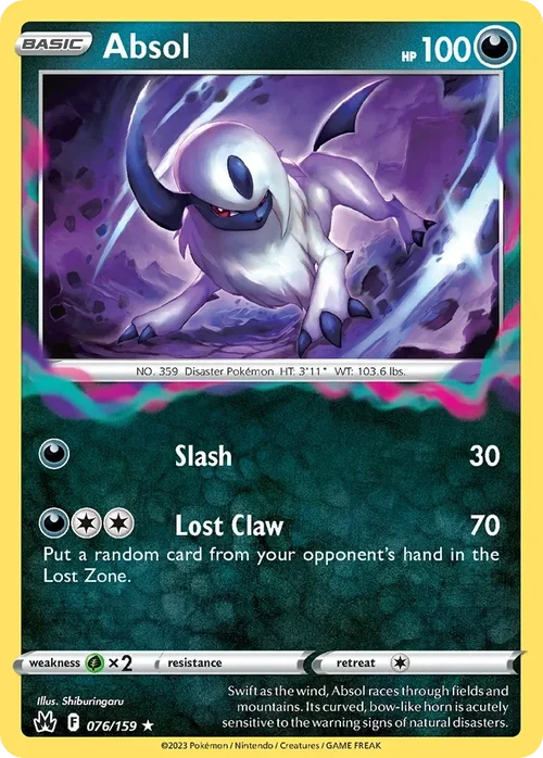 076/159 from Crown Zenith Holo Rare Pokemon Card
