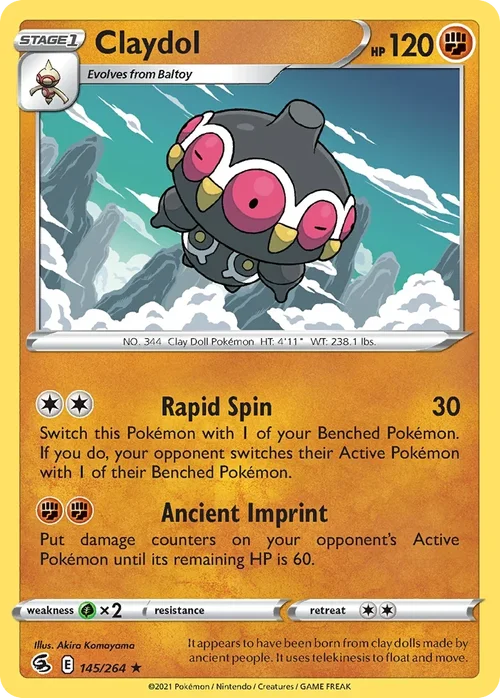 145/264 from Fusion Strike Rare Pokemon Card