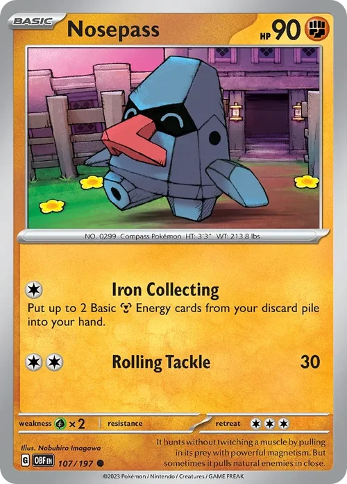 107/197 from Obsidian Flames Common Pokemon Card