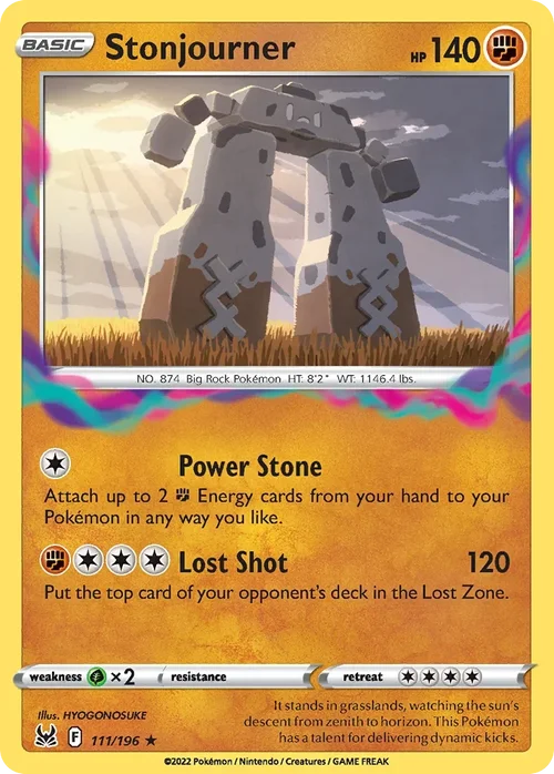 111/196 from Lost Origin Rare Pokemon Card