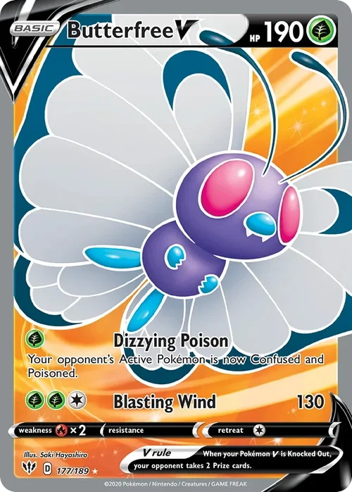 177/189 from Darkness Ablaze Full Art Pokemon Card