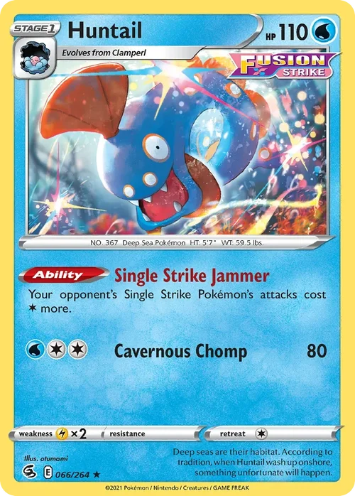 066/264 from Fusion Strike Rare Pokemon Card