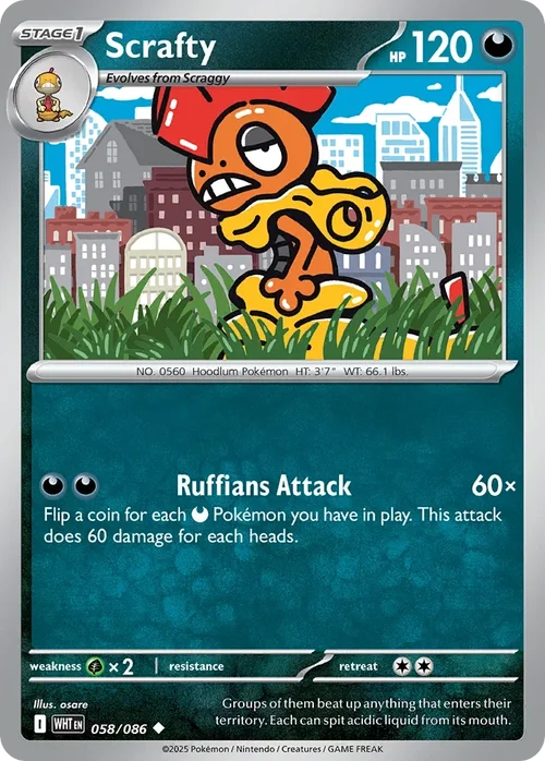058/086 from White Flare Uncommon Pokemon Card