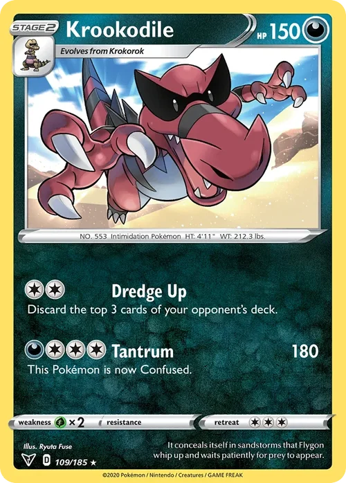 109/185 from Vivid Voltage Rare Pokemon Card