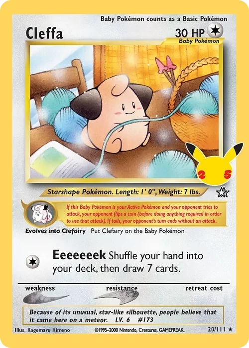 20/111 from Celebrations Classic Collection Pokemon Card